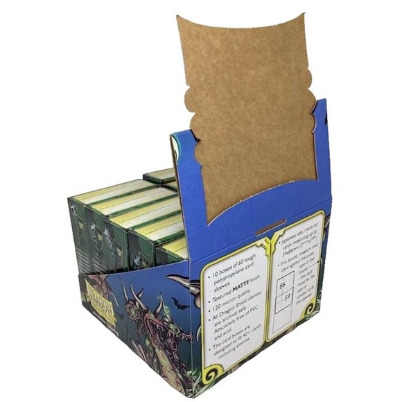 Dragon Shield Japanese Sz Power Card Sleeves Case 10 Boxes Mecha Aemula 600 NEW - Picture 3 of 11